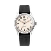 KUOE Old Smith 90-002 Automatic 35mm Watch with Ivory Dial #OS90002-ND-IV-NATO-SA