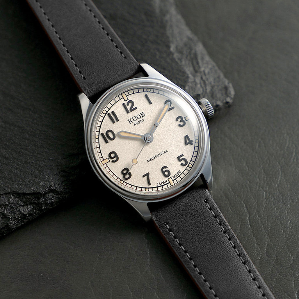 KUOE Old Smith 90-002 Automatic 35mm Watch with Ivory Dial