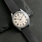 KUOE Old Smith 90-002 Automatic 35mm Watch with Ivory Dial #OS90002-ND-IV-NATO-SA