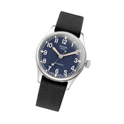 KUOE Old Smith 90-002 Automatic 35mm Watch with Navy Dial #OS90002-ND-NV-NATO-SA