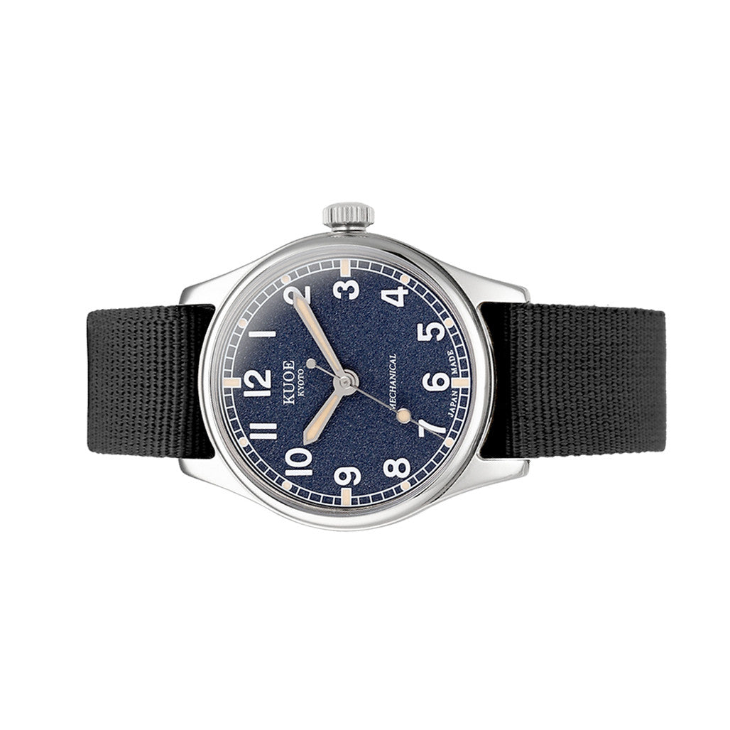 KUOE Old Smith 90-002 Automatic 35mm Watch with Navy Dial #OS90002