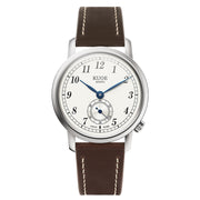 KUOE Old Smith 90-007 Automatic 35mm Watch with Blued Hands #OS90007-ABL-IT-DBR-SA