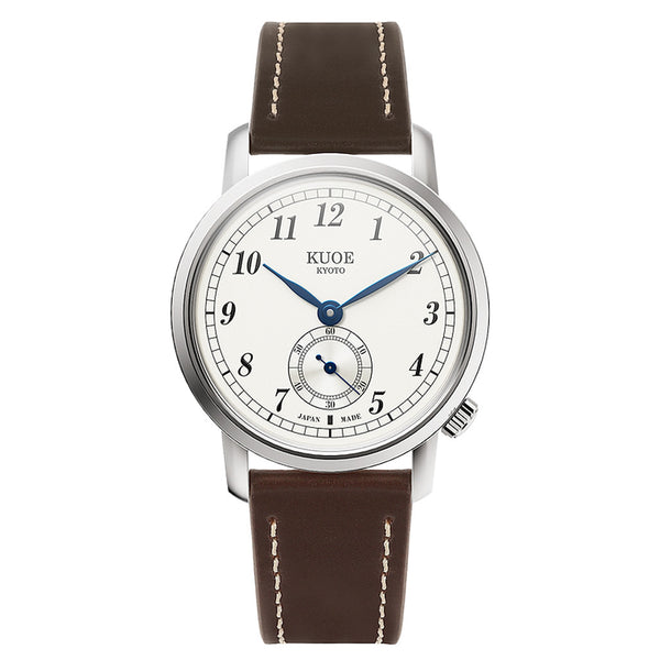 KUOE Old Smith 90-007 Automatic 35mm Watch with Blued Hands #OS90007-ABL-IT-DBR-SA