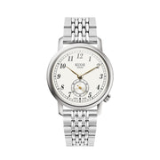KUOE Old Smith 90-007 Automatic 35mm Watch with White Dial #OS90007-AGD-BS1-SA