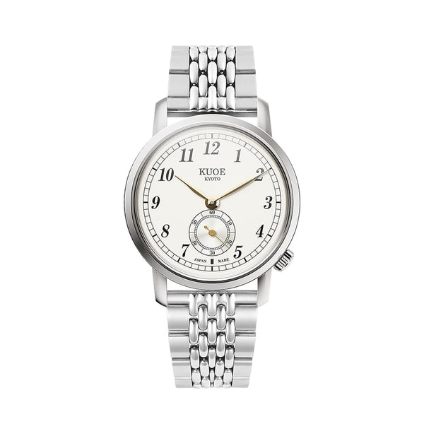 KUOE Old Smith 90-007 Automatic 35mm Watch with White Dial #OS90007-AGD-BS1-SA