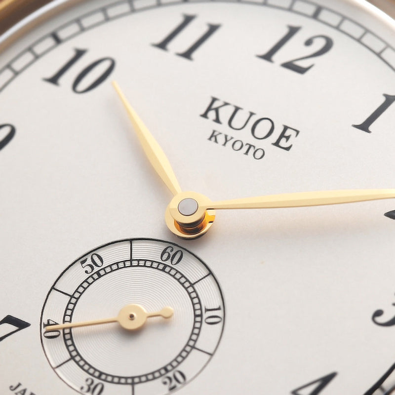 KUOE Old Smith 90-007 Automatic 35mm Watch with White Dial #OS90007-AGD-BS1-SA