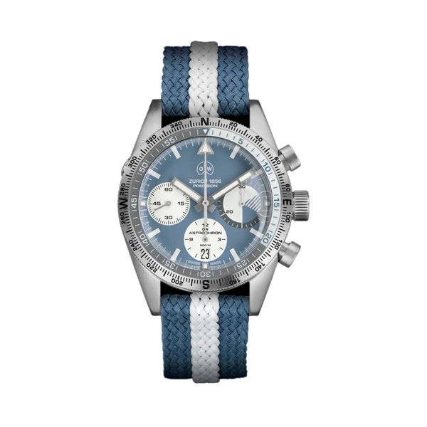 Ollech & Wajs Swiss Automatic Astronchron Exploration Watch with Compass Bezel #OW-Astrochron