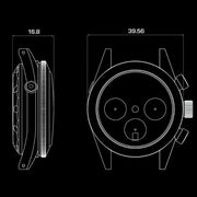 Ollech & Wajs Swiss Automatic Astronchron Exploration Watch with Compass Bezel #OW-Astrochron