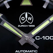 Ollech & Wajs Swiss Automatic C-1000 Dive Watch #OW-C-1000