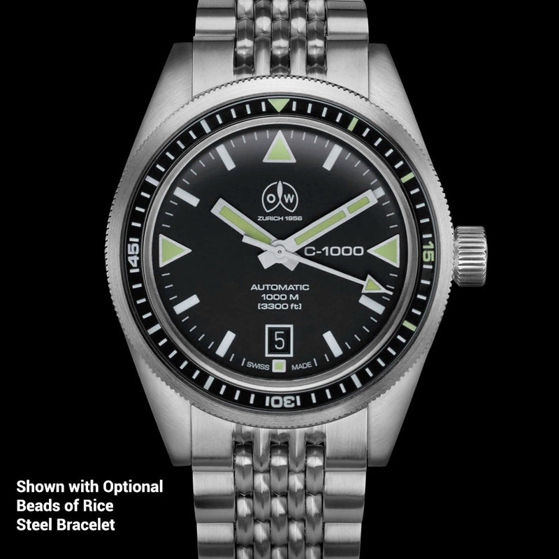 Ollech & Wajs Swiss Automatic C-1000 Dive Watch #OW-C-1000
