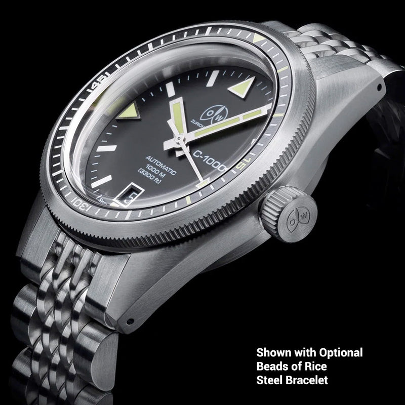 Ollech & Wajs Swiss Automatic C-1000 Dive Watch #OW-C-1000