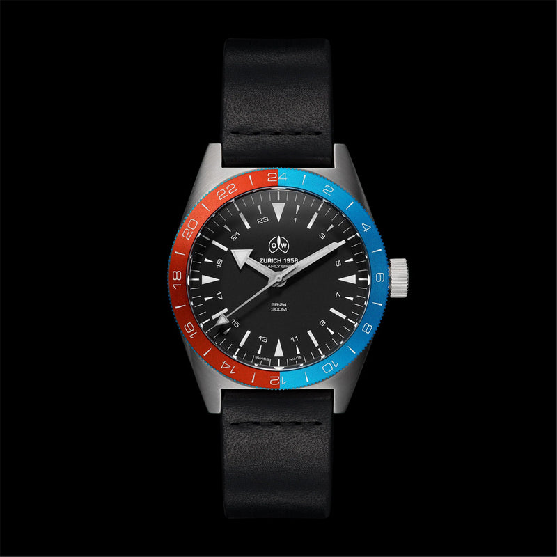 Ollech & Wajs Early Bird 24 Hour Dial Watch #OW-EARLY-BIRD