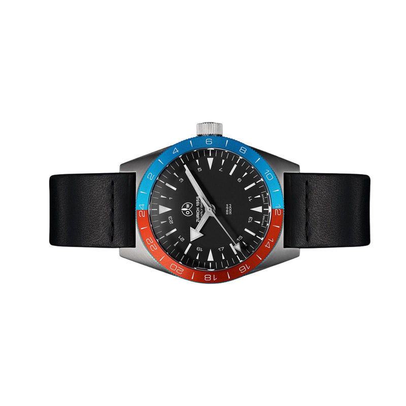 Ollech & Wajs Early Bird 24 Hour Dial Watch #OW-EARLY-BIRD
