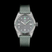 Ollech & Wajs Swiss Automatic M-110 Dive Watch with Compass Bezel #OW-M-110
