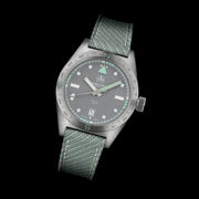 Ollech & Wajs Swiss Automatic M-110 Dive Watch with Compass Bezel #OW-M-110