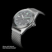 Ollech & Wajs Swiss Automatic M-110 Dive Watch with Compass Bezel #OW-M-110
