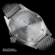 Ollech & Wajs Swiss Automatic M-110 Dive Watch with Compass Bezel #OW-M-110