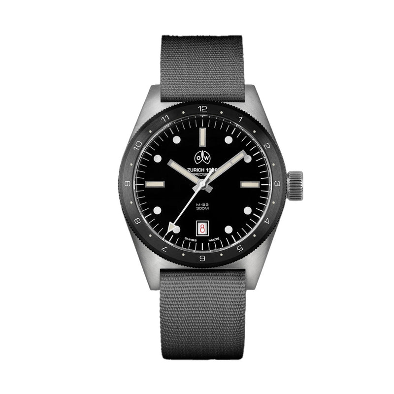 Ollech & Wajs Swiss Automatic M-52 All Units Military Field Watch #OW-M-52AU