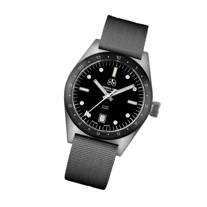Ollech & Wajs Swiss Automatic M-52 All Units Military Field Watch #OW-M-52AU