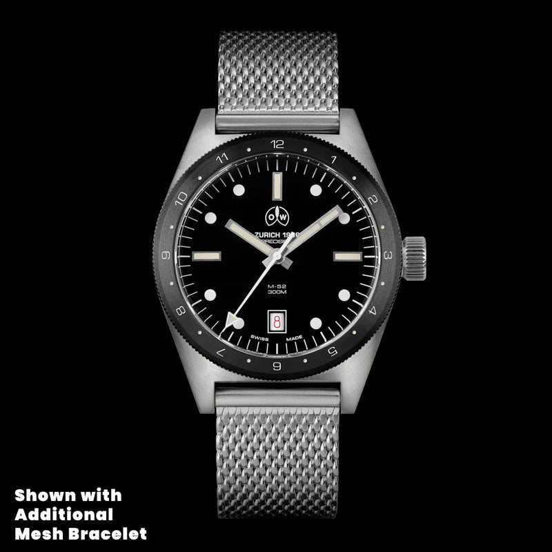 Ollech & Wajs Swiss Automatic M-52 All Units Military Field Watch #OW-M-52AU