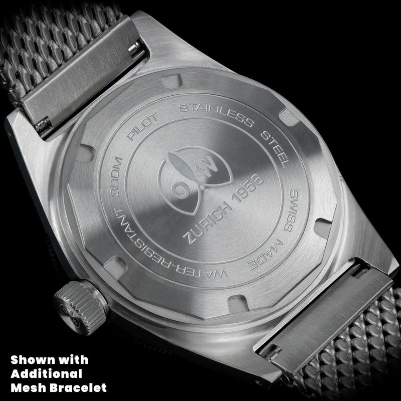 Ollech & Wajs Swiss Automatic M-52 All Units Military Field Watch #OW-M-52AU