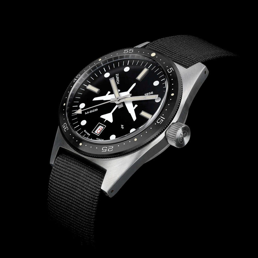 Ollech & Wajs Swiss Automatic B52 Pilot Watch #OW-M52B-AF — Long