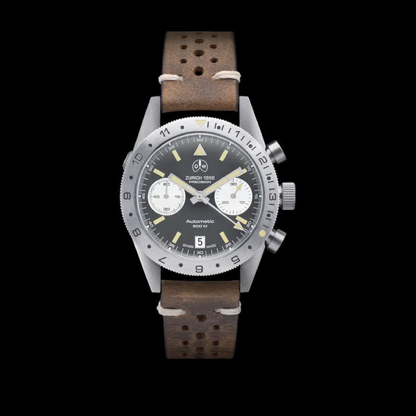 Ollech & Wajs Swiss Automatic Navichron Chronograph Watch #OW-Navichron