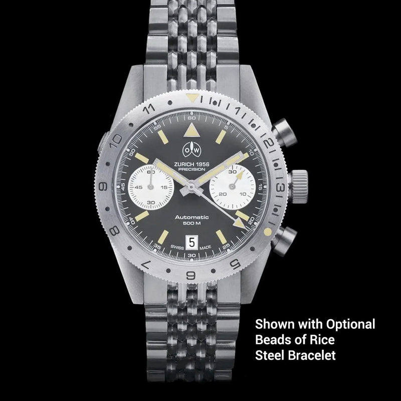 Ollech & Wajs Swiss Automatic Navichron Chronograph Watch #OW-Navichron