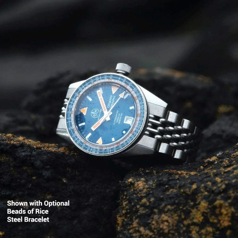 Ollech & Wajs Swiss Automatic Ocean Graph Dive Watch with Decompression Bezel #OW-Oceangraph