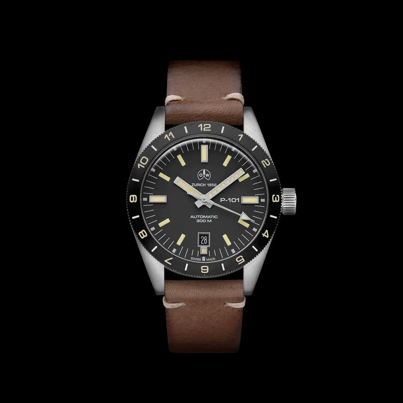 Ollech & Wajs Swiss Automatic P-101 Field Watch #OW-P-101