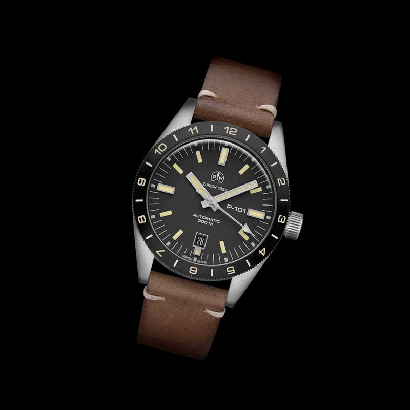 Ollech & Wajs Swiss Automatic P-101 Field Watch #OW-P-101