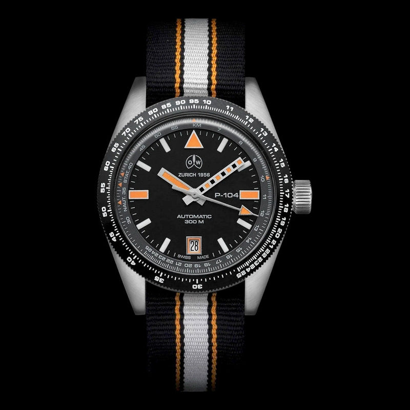 Ollech & Wajs Swiss Automatic P-104 Pilot's Watch #OW-P-104