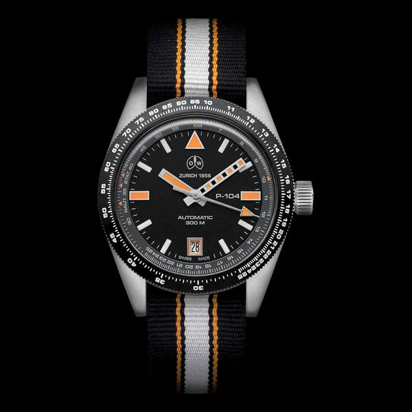 Ollech & Wajs Swiss Automatic P-104 Pilot's Watch #OW-P-104