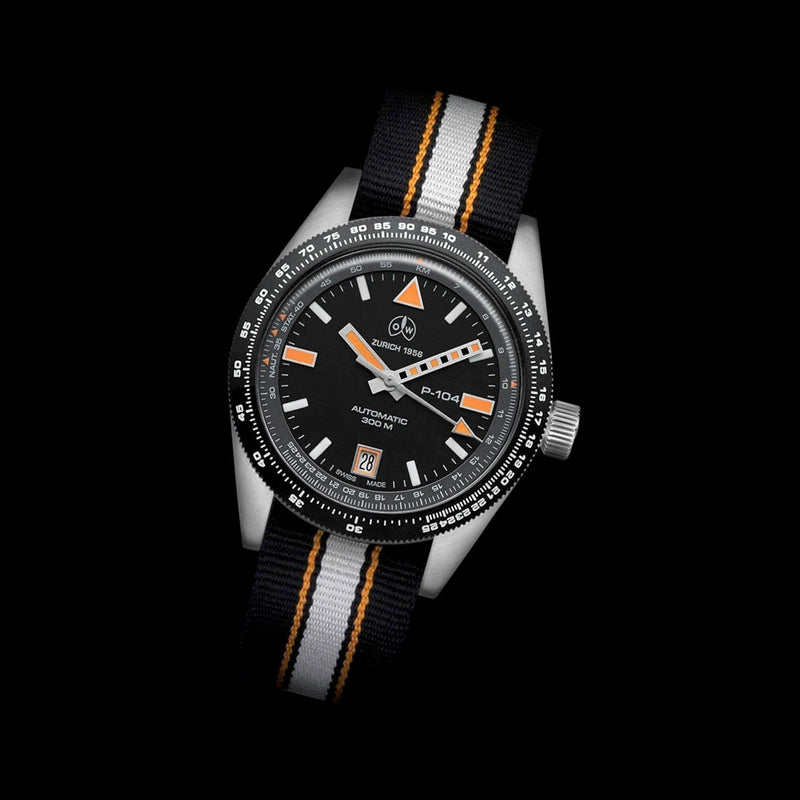 Ollech & Wajs Swiss Automatic P-104 Pilot's Watch #OW-P-104