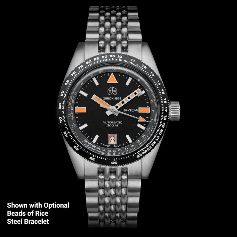 Ollech & Wajs Swiss Automatic P-104 Pilot's Watch #OW-P-104