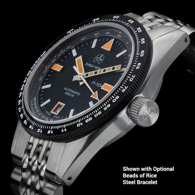 Ollech & Wajs Swiss Automatic P-104 Pilot's Watch #OW-P-104