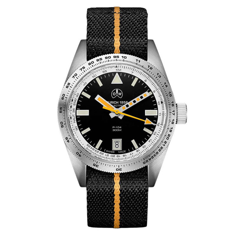 Ollech & Wajs Swiss Automatic P-104 Selectron Pilot's Watch #OW-P-104-Selectron