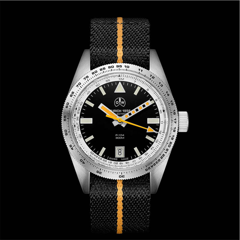 Ollech & Wajs Swiss Automatic P-104 Selectron Pilot's Watch #OW-P-104-Selectron