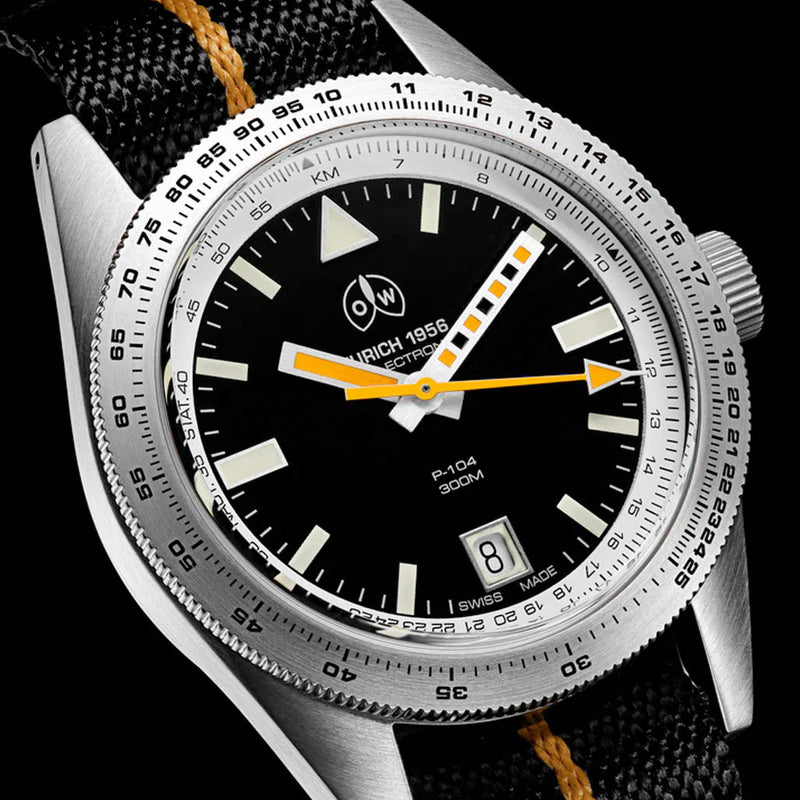 Ollech & Wajs Swiss Automatic P-104 Selectron Pilot's Watch #OW-P-104-Selectron