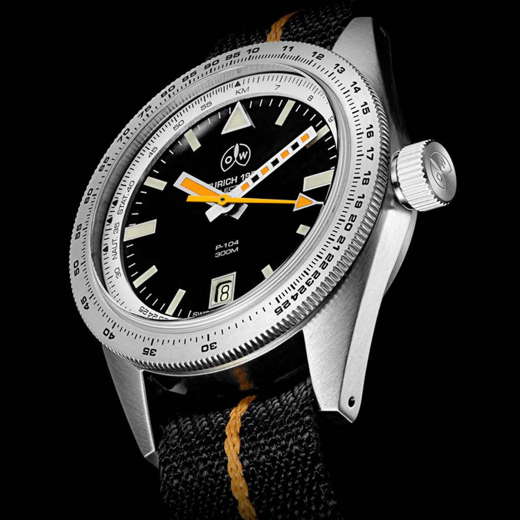 Ollech & Wajs Swiss Automatic P-104 Selectron Pilot's Watch #OW-P