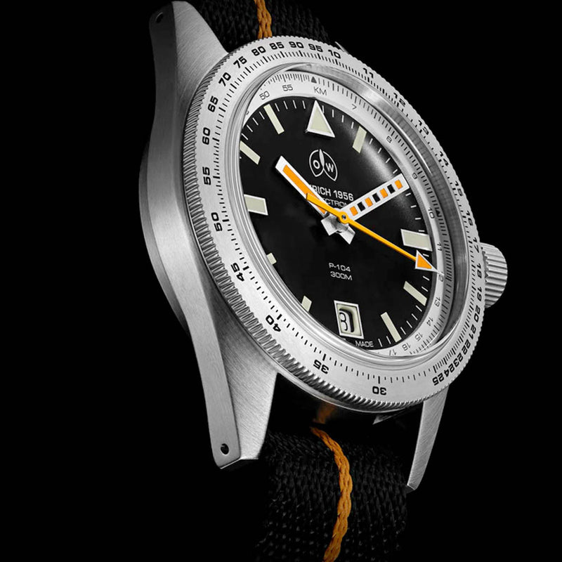 Ollech & Wajs Swiss Automatic P-104 Selectron Pilot's Watch #OW-P-104-Selectron