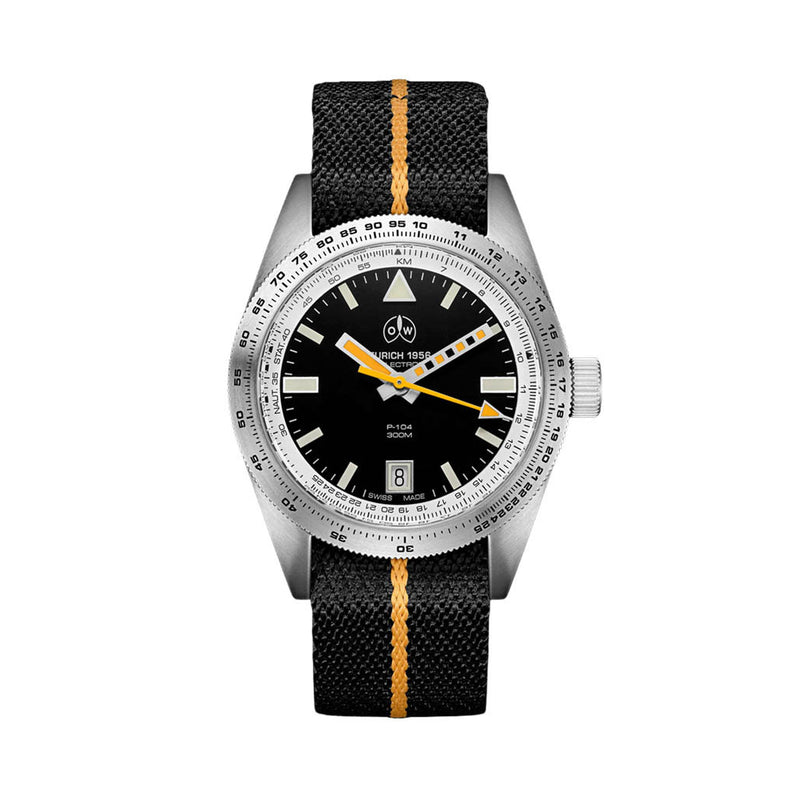 Ollech & Wajs Swiss Automatic P-104 Selectron Pilot's Watch #OW-P-104-Selectron