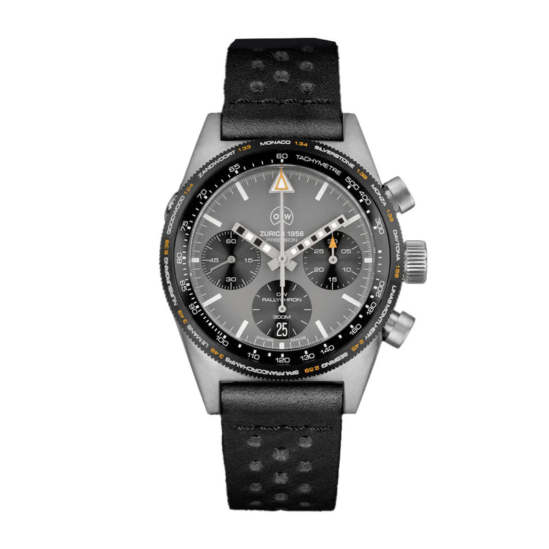 Ollech & Wajs Swiss Automatic RallyChron Racing Watch #OW-RallyChron
