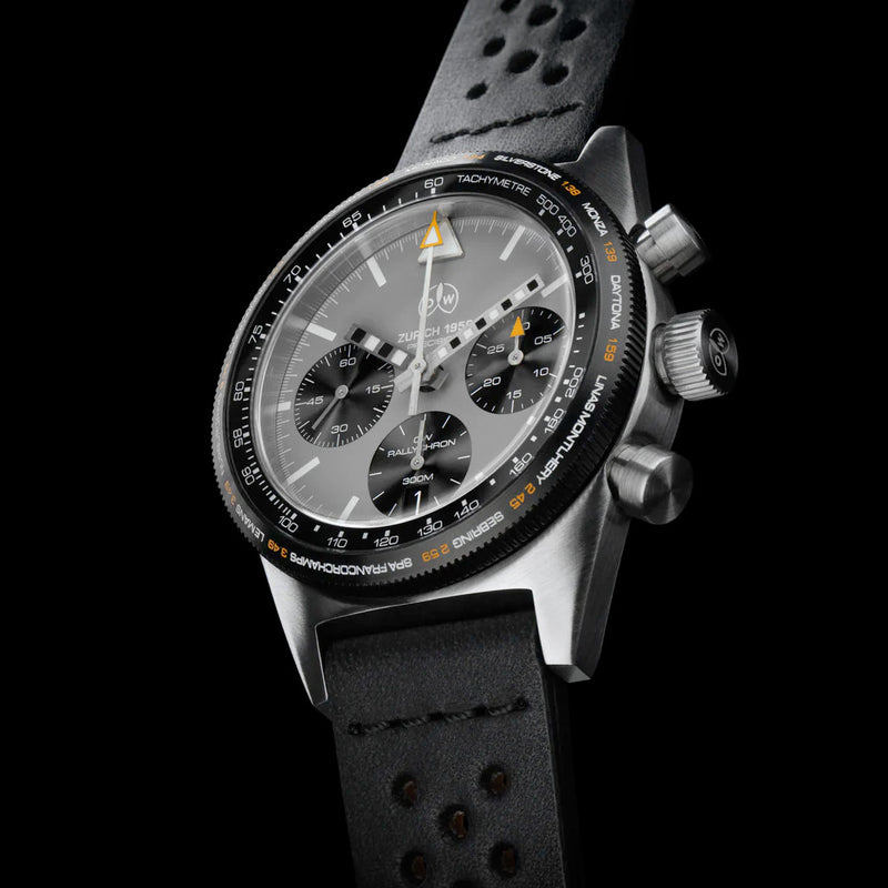 Ollech & Wajs Swiss Automatic RallyChron Racing Watch #OW-RallyChron
