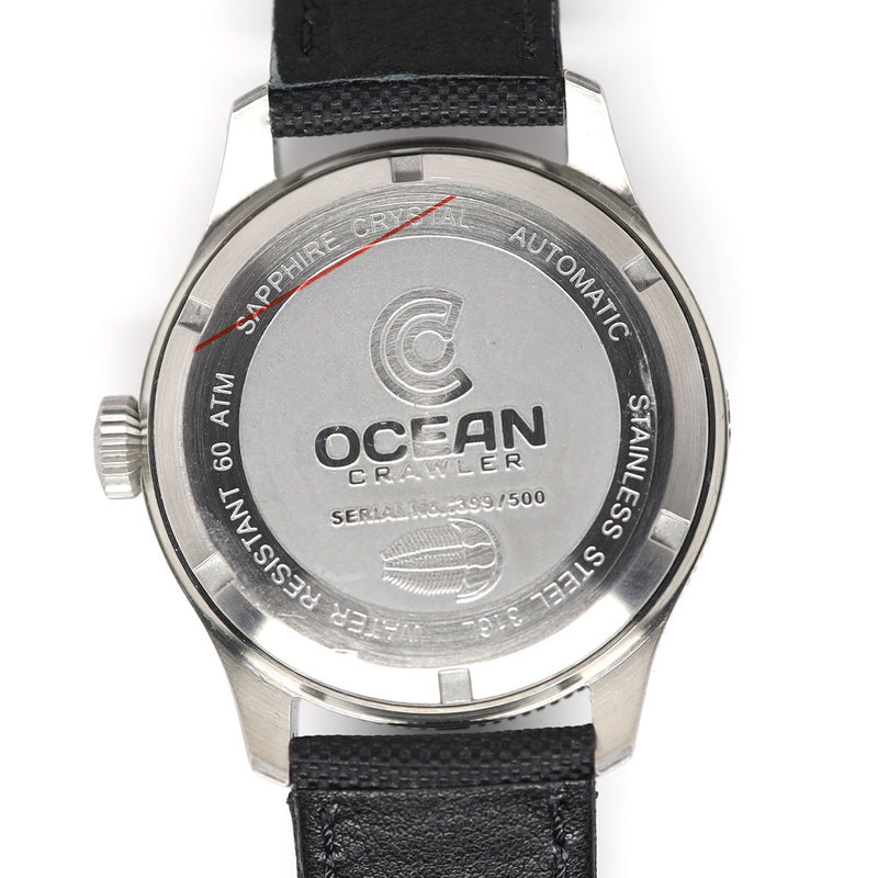 Ocean Crawler Champion Diver with Fordite Dial C #OC-CD-FRAC back