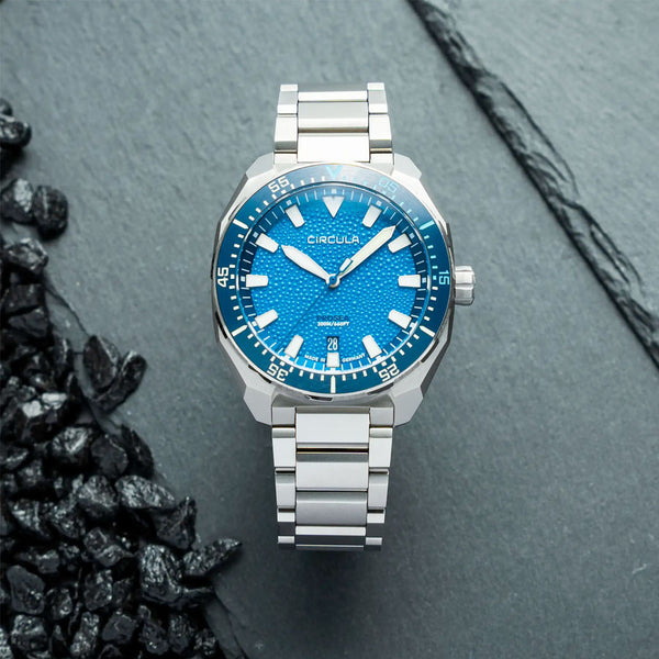 Circula ProSea Automatic Dive Watch with Blue Paper Dial #PS-SH-BB