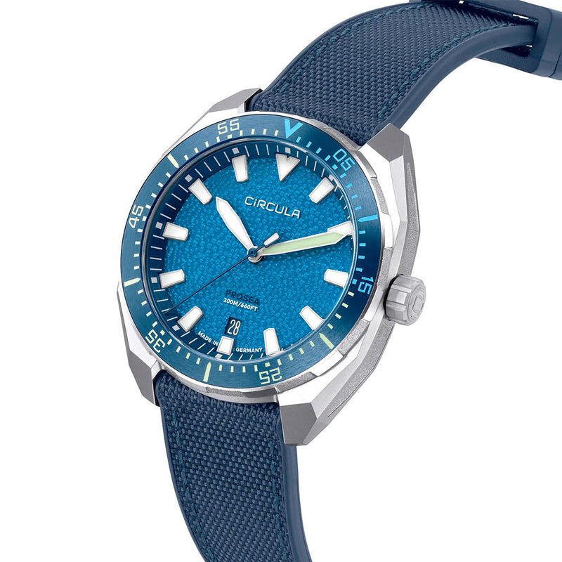 Circula ProSea Automatic Dive Watch with Blue Paper Dial #PS-SH-BB