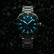 Circula ProSea Automatic Dive Watch with Petrol Paper Dial #PS-SH-PS