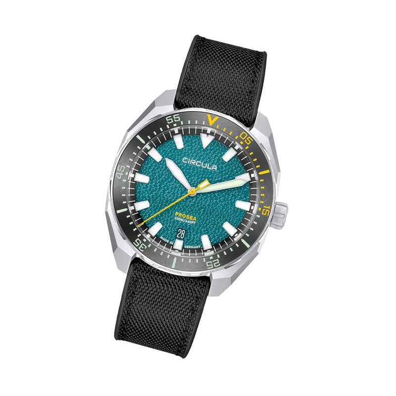 Circula ProSea Automatic Dive Watch with Petrol Paper Dial #PS-SH-PS
