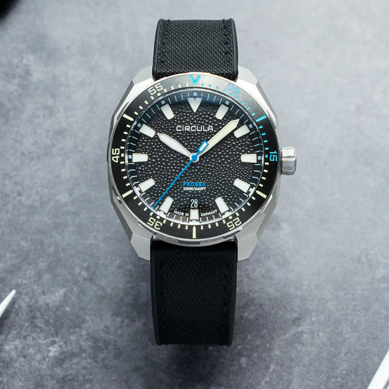 Circula ProSea Automatic Dive Watch with Black Paper Dial #PS-SH-SS
